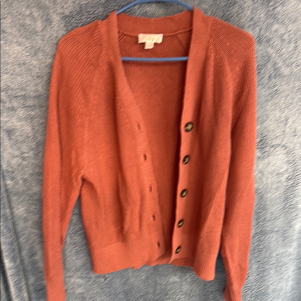 Belle by Kim Gravel Pink Cardigan Sweater